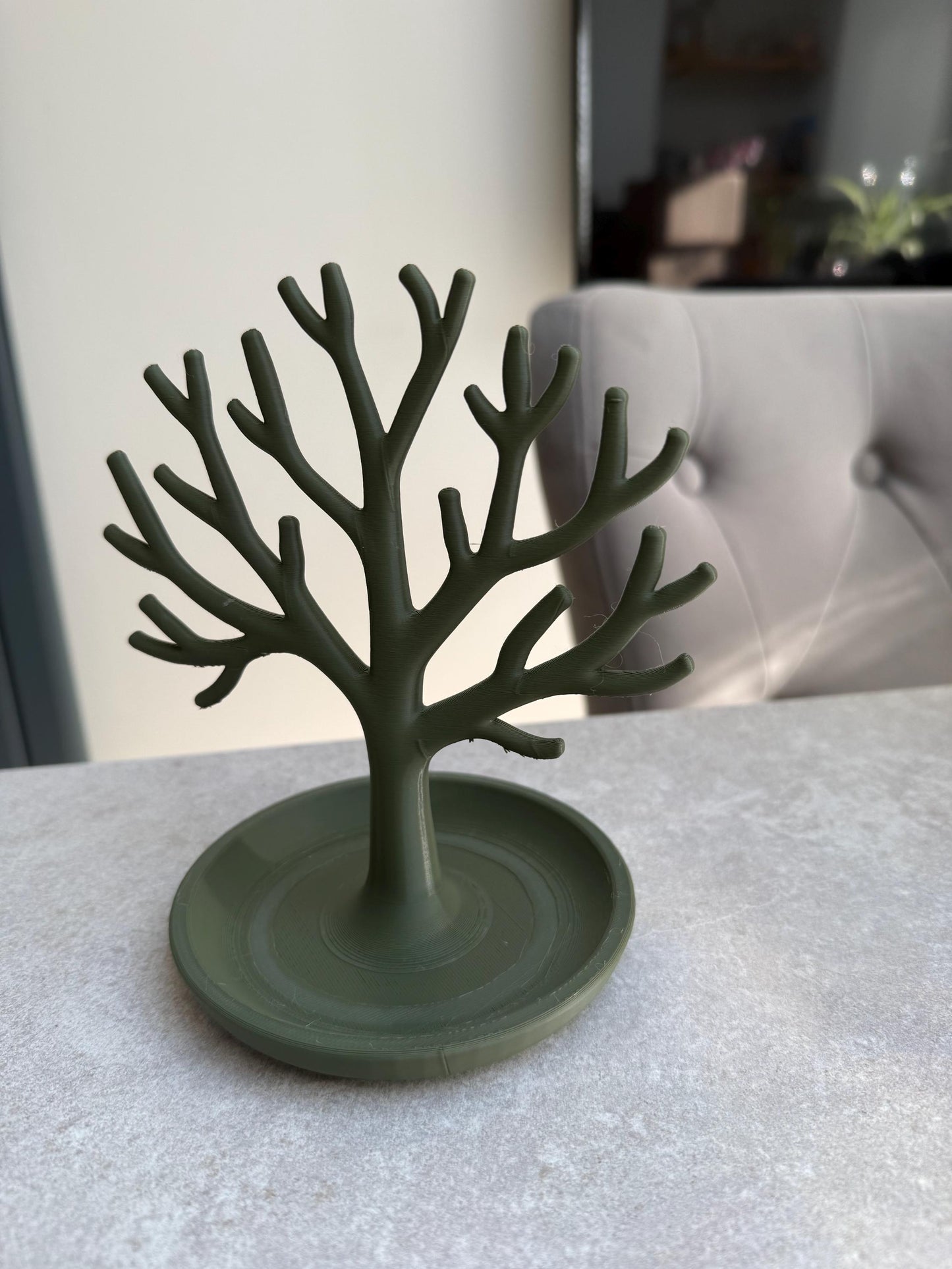 3D Printed Elegant Jewellery Tree Stand – Earring & Ring Organiser