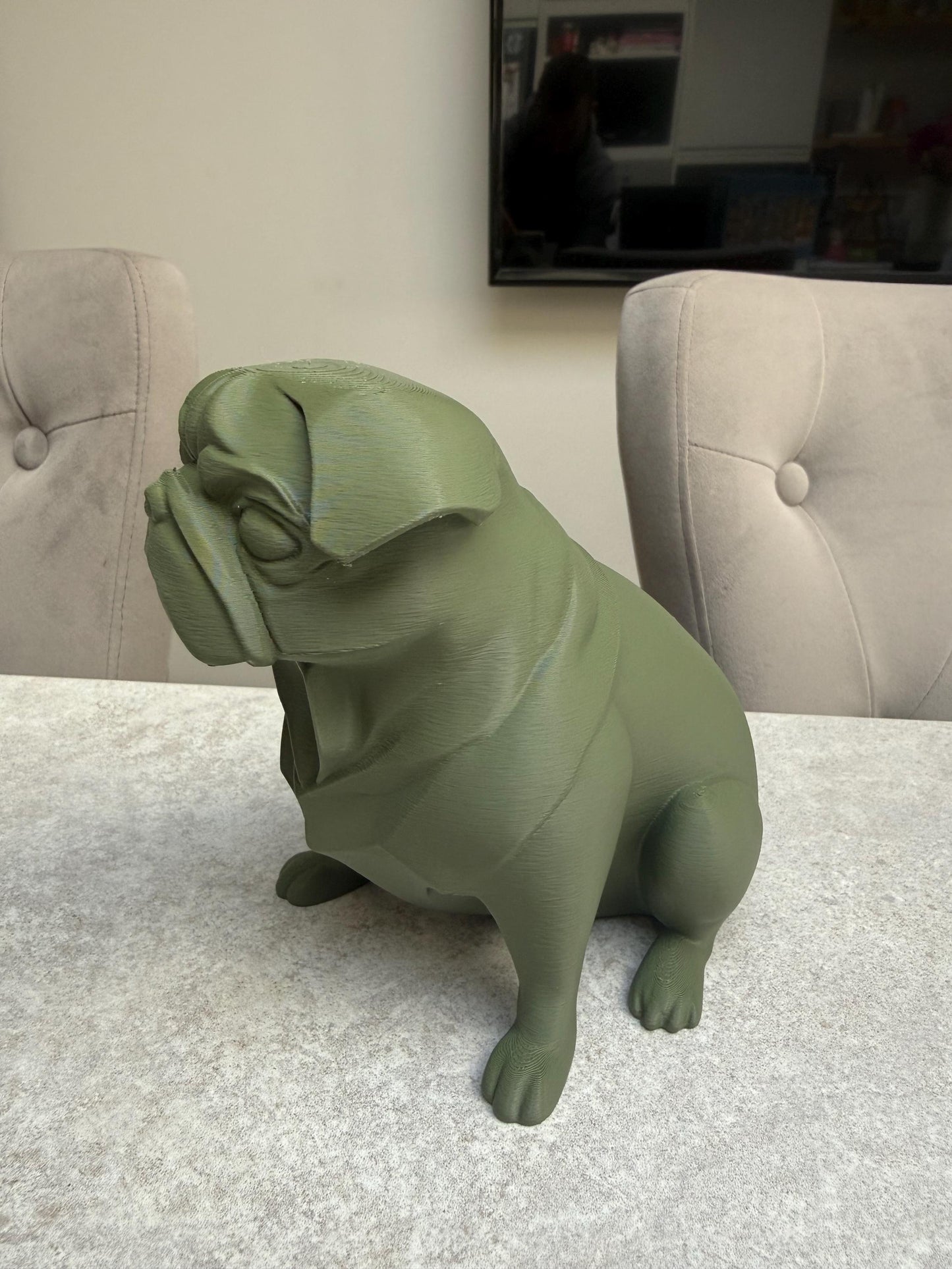 Pug Sculpture