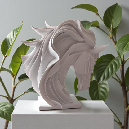 Horse Head Sculpture