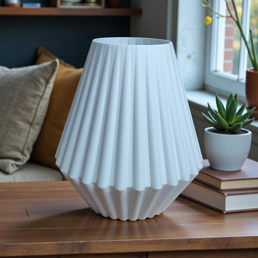 Modern Pleated Vase