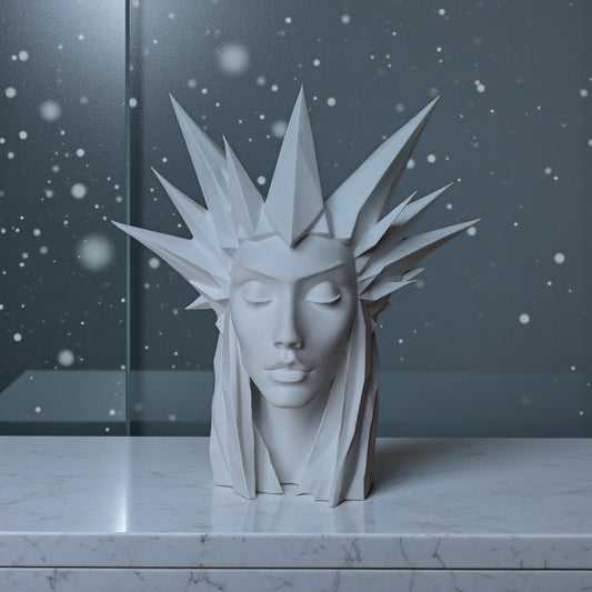 Ice Queen Bust Sculpture