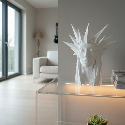 Ice Queen Bust Sculpture