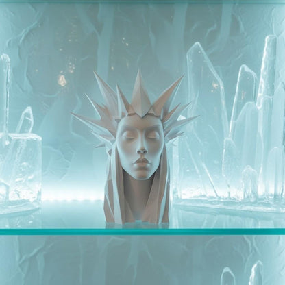 Ice Queen Bust Sculpture