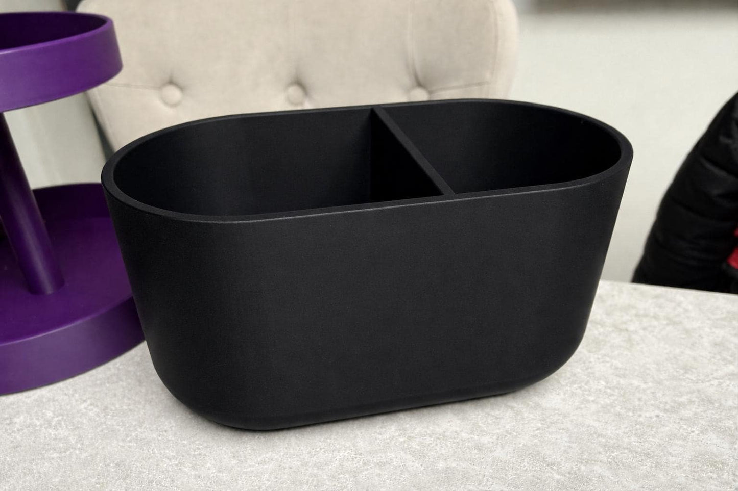 3D Printed Modern 2 Section Kitchen Utensil Holder