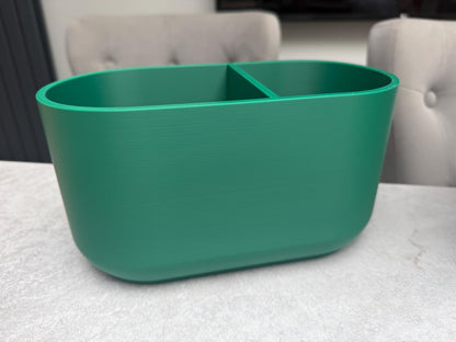 3D Printed Modern 2 Section Kitchen Utensil Holder