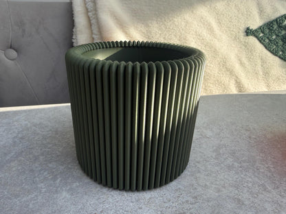 3D Printed Modern Ribbed Pencil Holder (Large)
