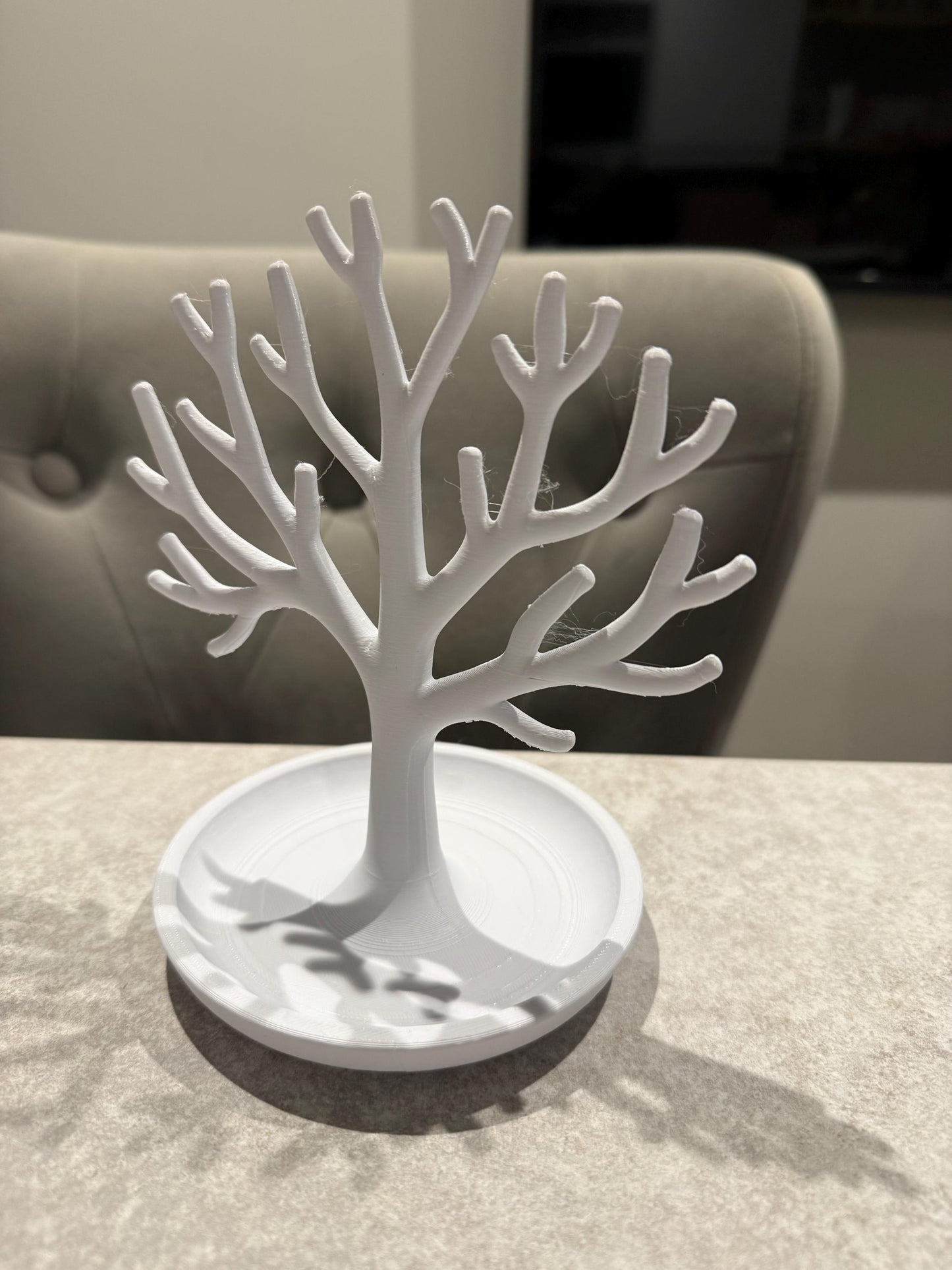 3D Printed Elegant Jewellery Tree Stand – Earring & Ring Organiser
