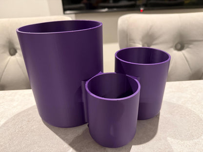 3D Printed Modern 3 Section Kitchen Utensil Holder