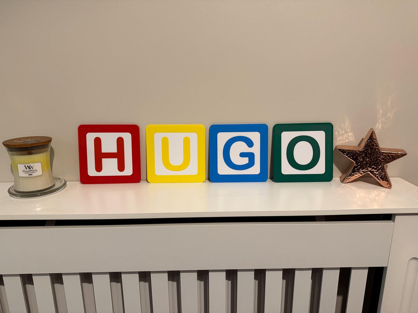 Personalised 3D Printed Toy Story Name Blocks – Kids Nursery Gift