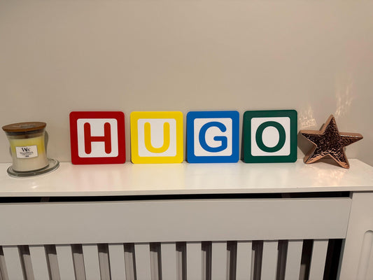 Personalised 3D Printed Toy Story Name Blocks – Kids Nursery Gift