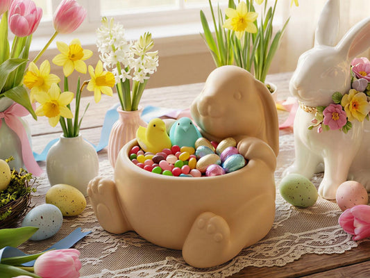 Easter Bunny Sweet Pot