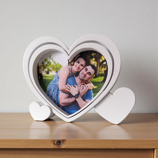 Heart Shaped Photo Frame UK