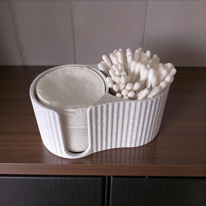 Bathroom Cotton Pad & Bud Holder