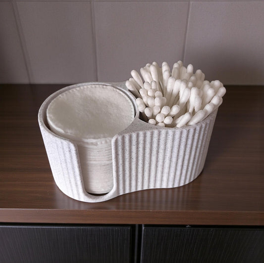Bathroom Cotton Pad & Bud Holder