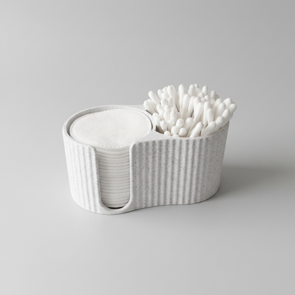 Bathroom Cotton Pad & Bud Holder