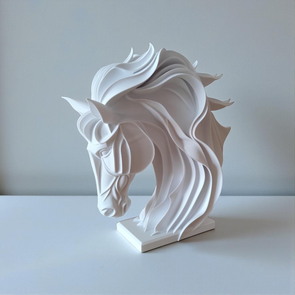 Horse Head Sculpture