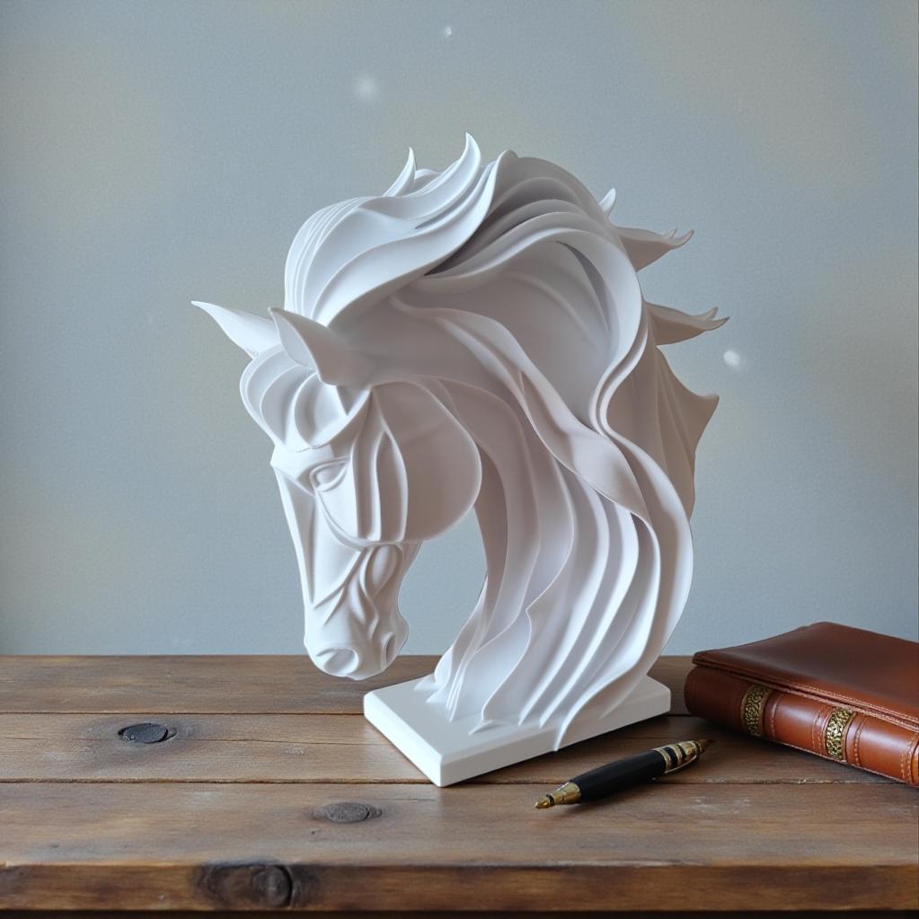 Horse Head Sculpture