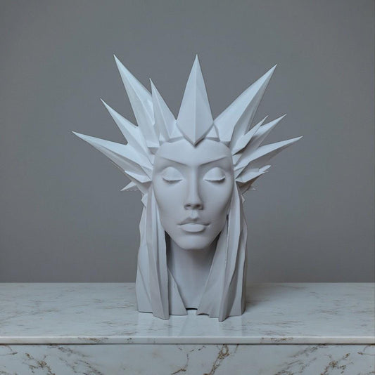 Ice Queen Bust Sculpture