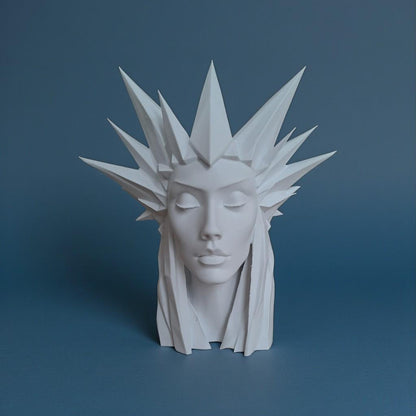 Ice Queen Bust Sculpture