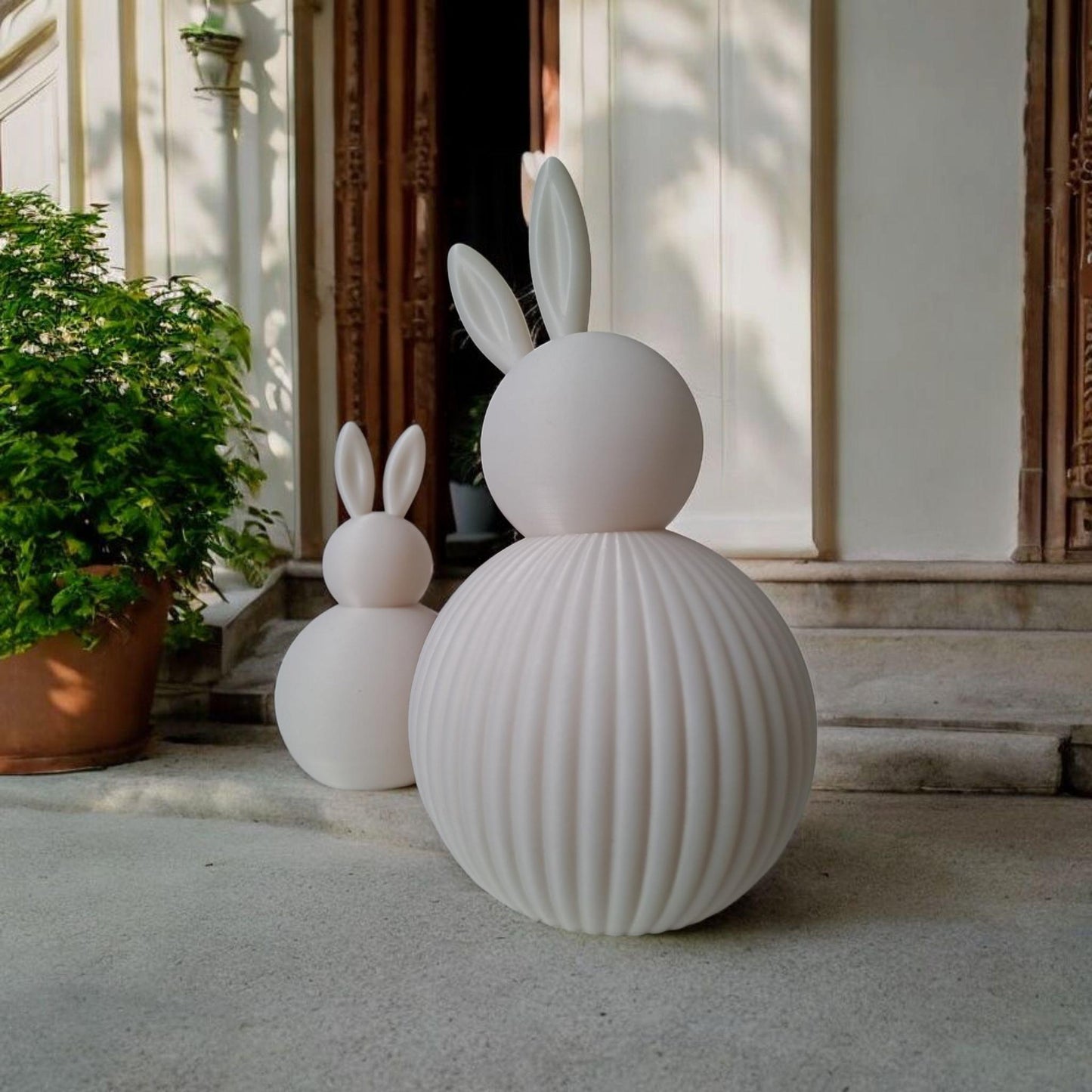 Bunny Sculptures