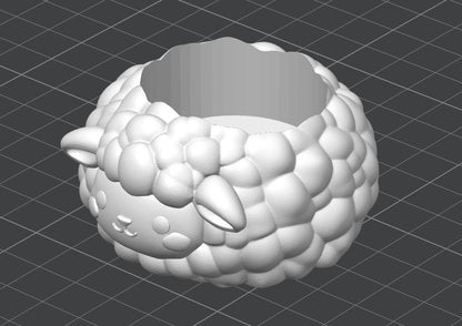 3D Printed Sheep Candle Centrepiece