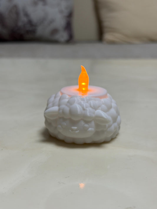 3D Printed Sheep Candle Centrepiece
