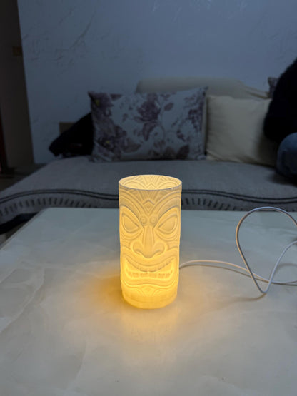 3D Printed Tropical Tiki Light – Novelty LED Lamp