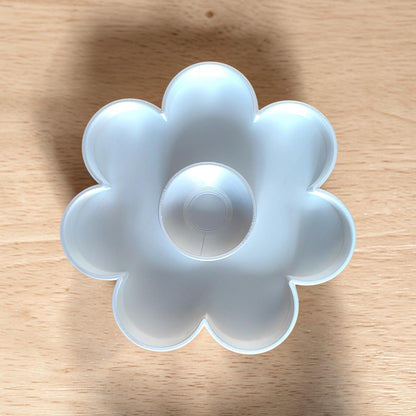 3D Printed Flower Snack Tray with Dip Bowl