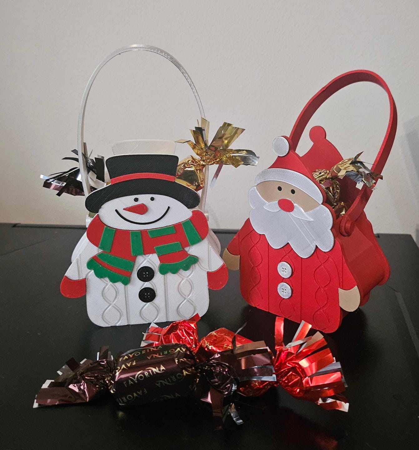 3D Printed Christmas Treat Bucket