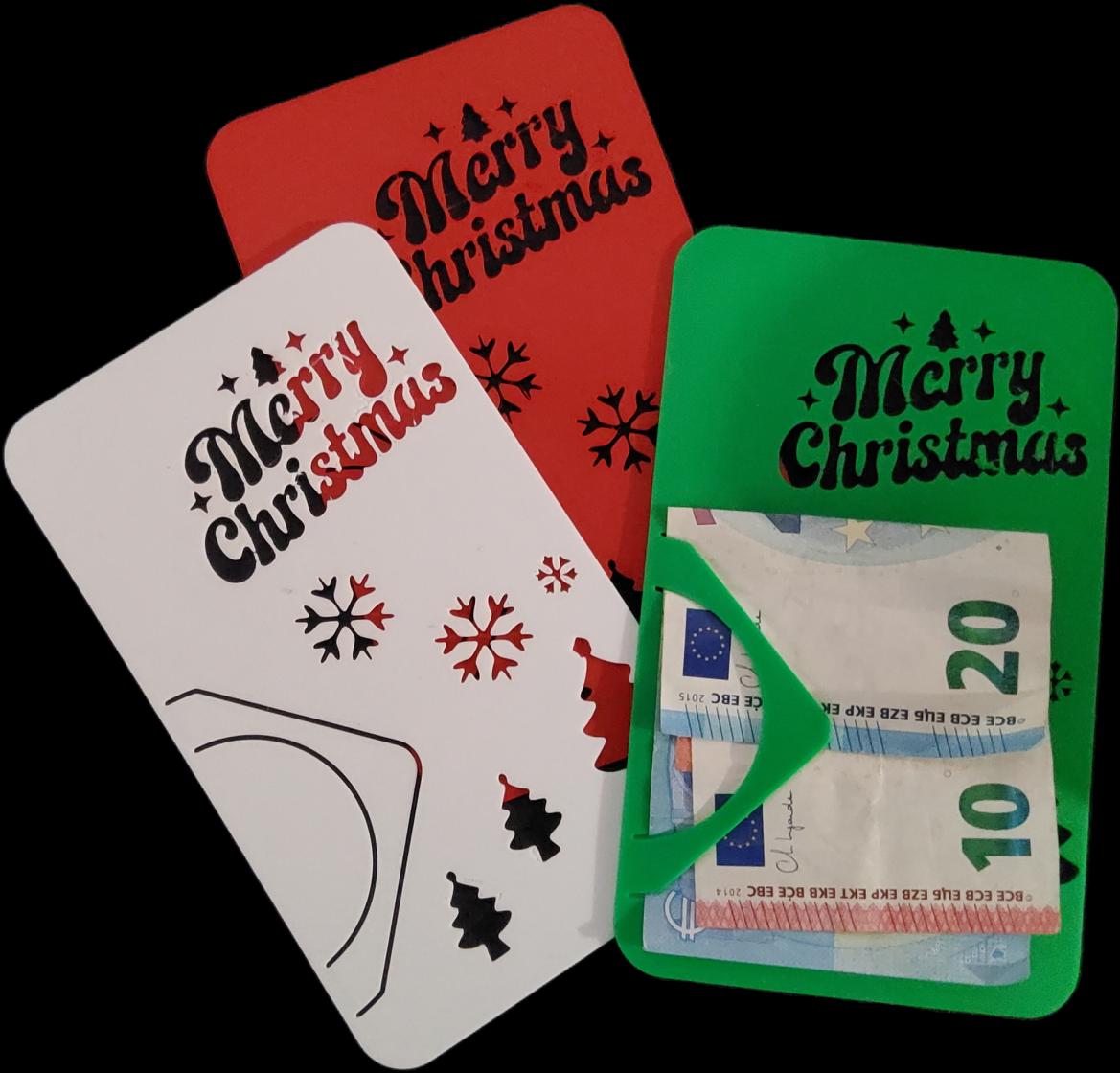 3D Printed Christmas Money Holder