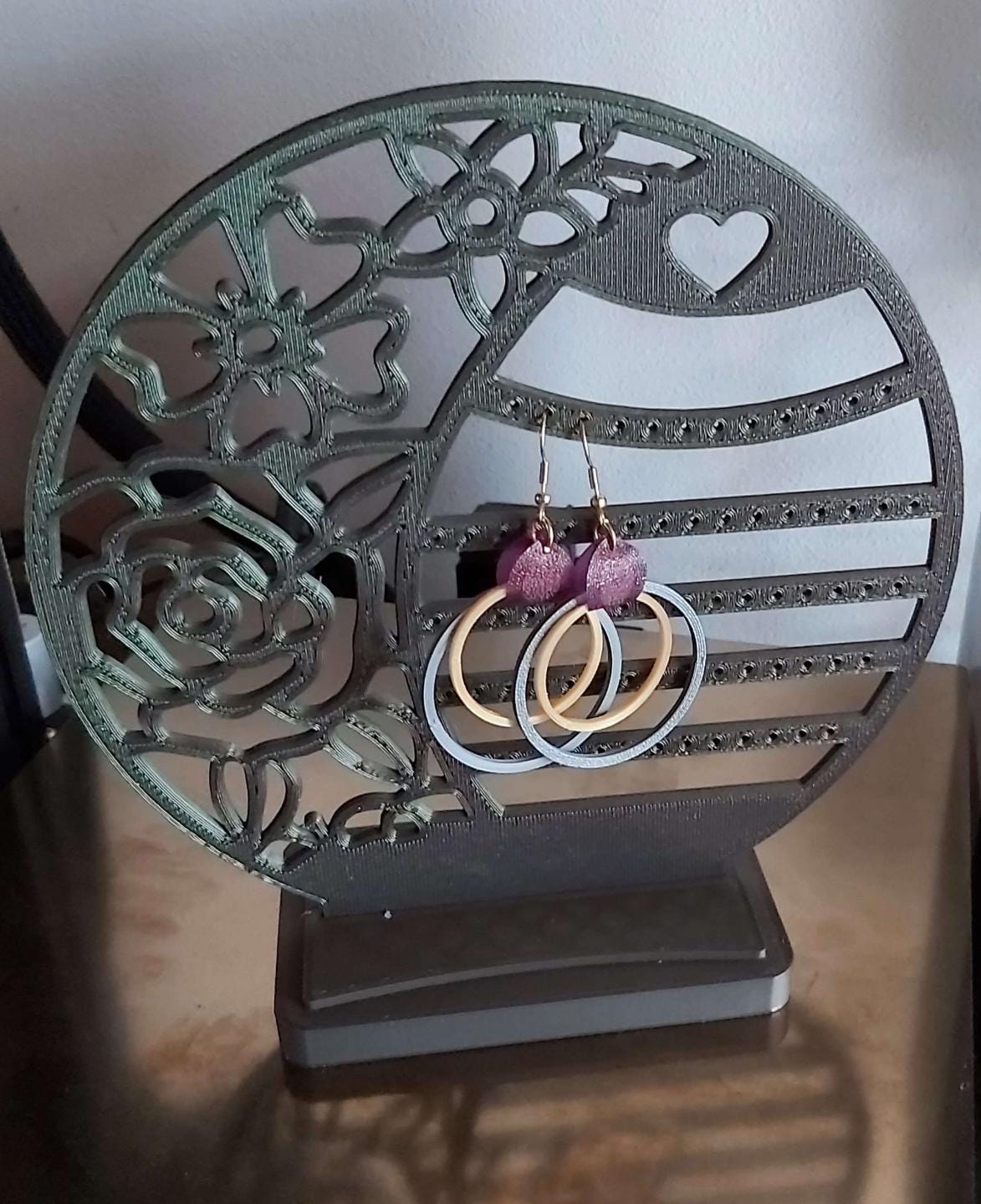 3D Printed Earring Display Stands UK