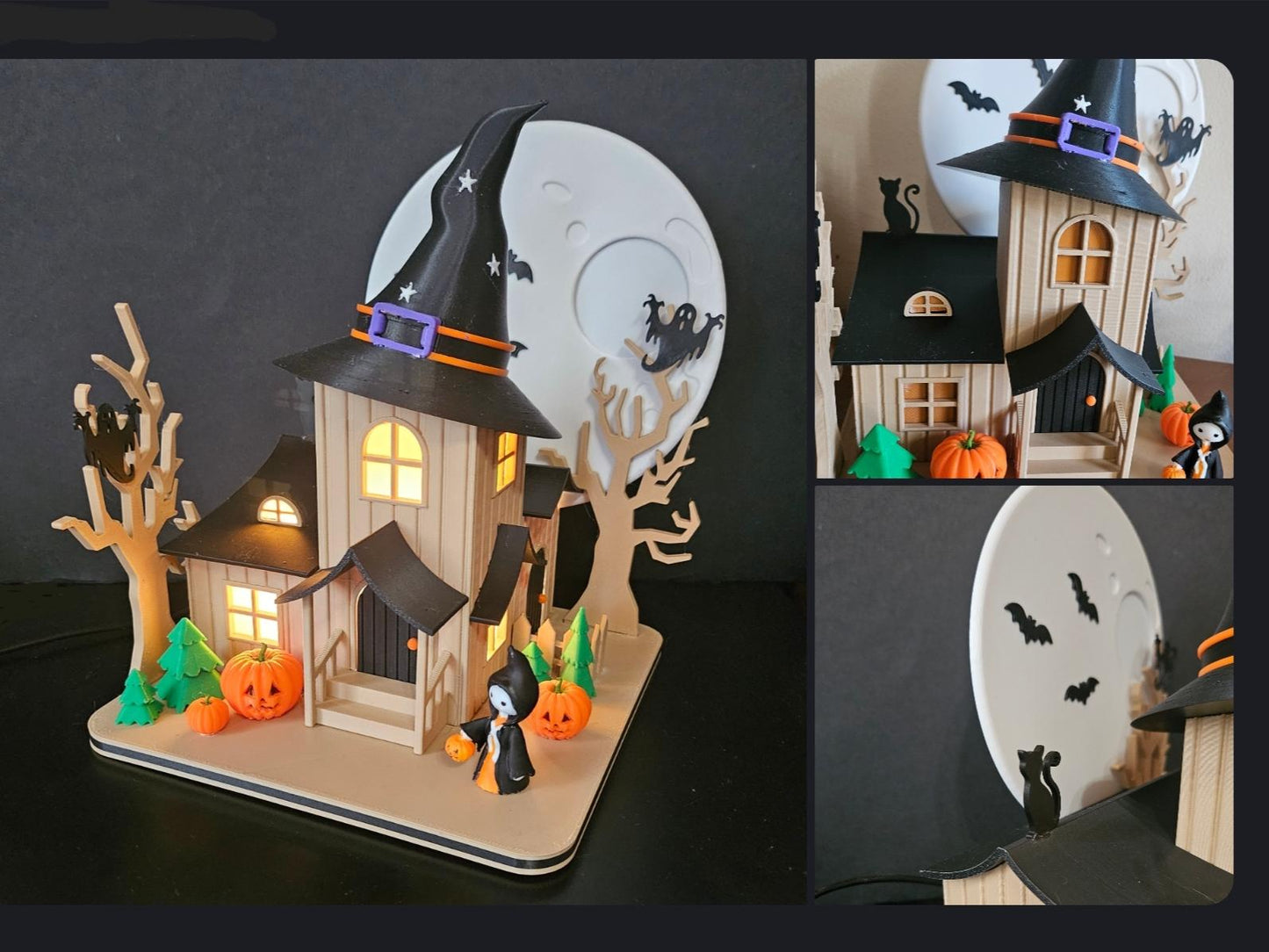 3D Printed Halloween Witch House