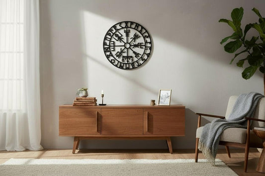 3D Printed Viking Compass Wall Decor