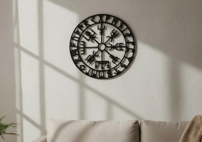 3D Printed Viking Compass Wall Decor