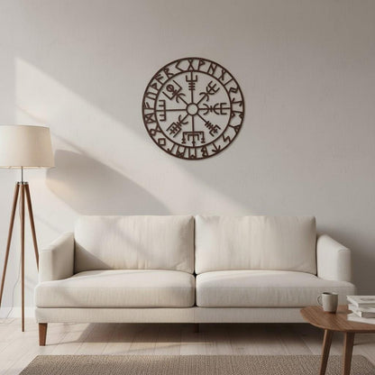 3D Printed Viking Compass Wall Decor
