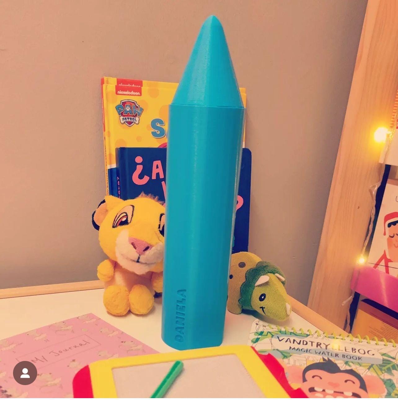 3D Printed Crayon Pencil Case