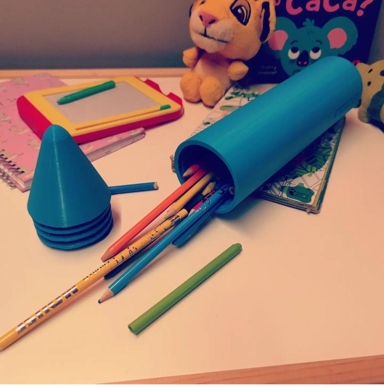 3D Printed Crayon Pencil Case