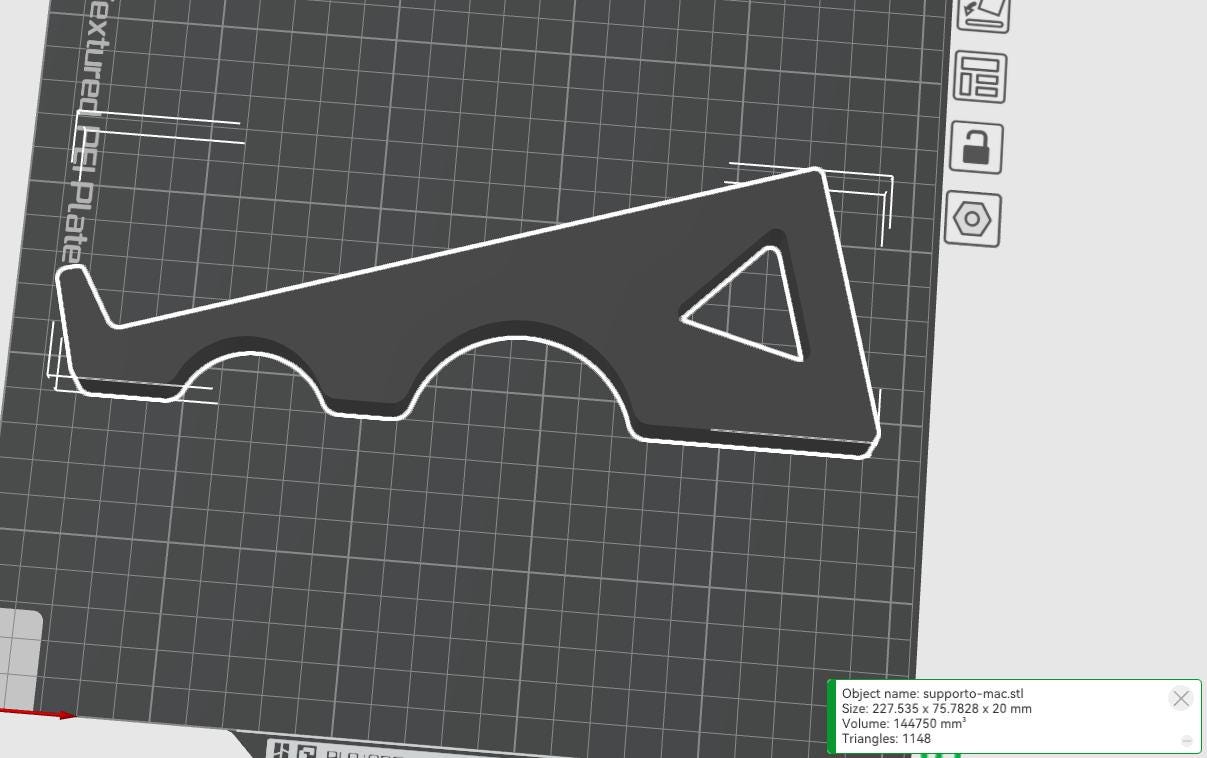 3D Printed Minimalist Laptop Stand