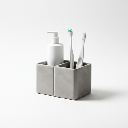 3D Printed Double Toothbrush Holder