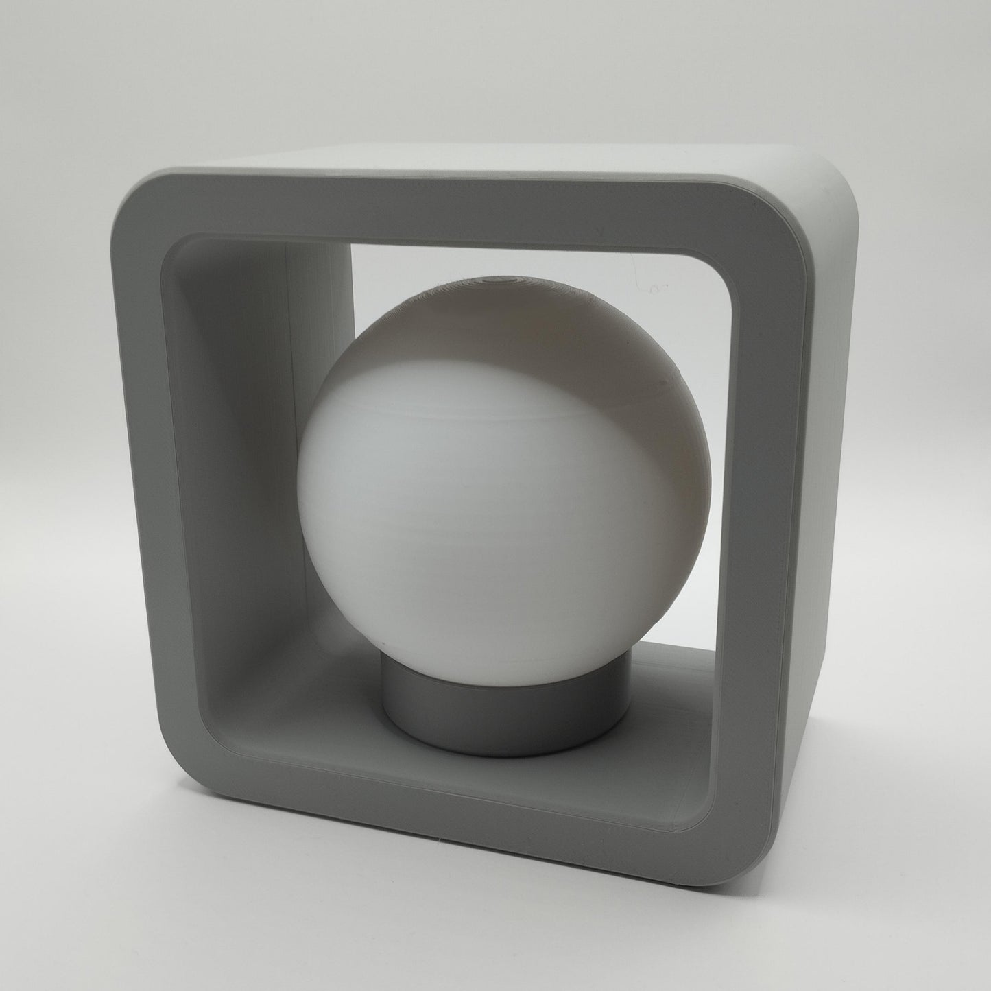 3D Printed Minimalist Cube Table Lamp