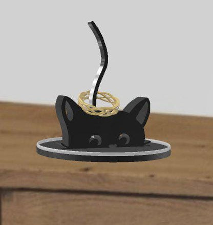 3D Printed Cat Ring Holder
