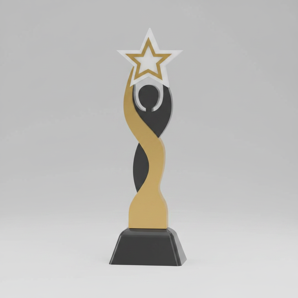 3D Printed Star Trophy