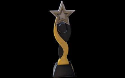 3D Printed Star Trophy