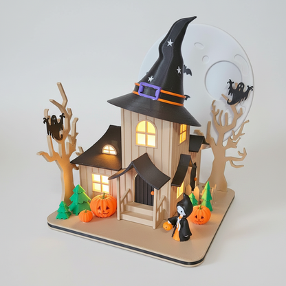 3D Printed Halloween Witch House