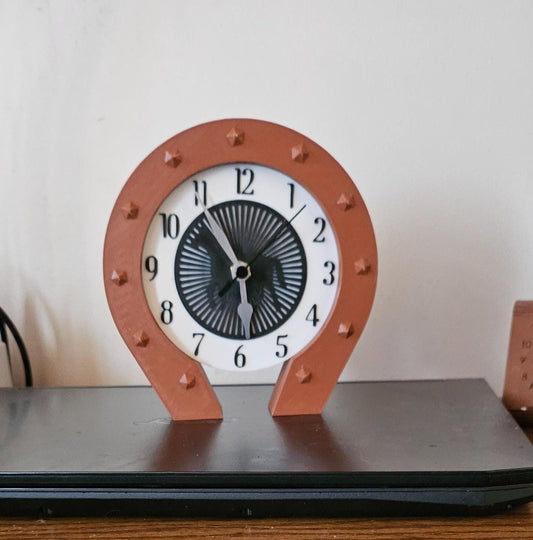 3D Printed Horseshoe Clock Ornament