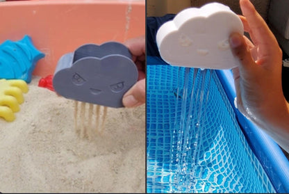 3D Printed Rain Cloud Sand & Water Pourer