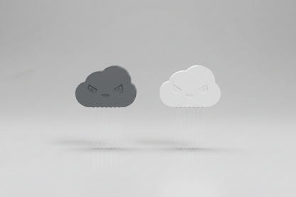 3D Printed Rain Cloud Sand & Water Pourer
