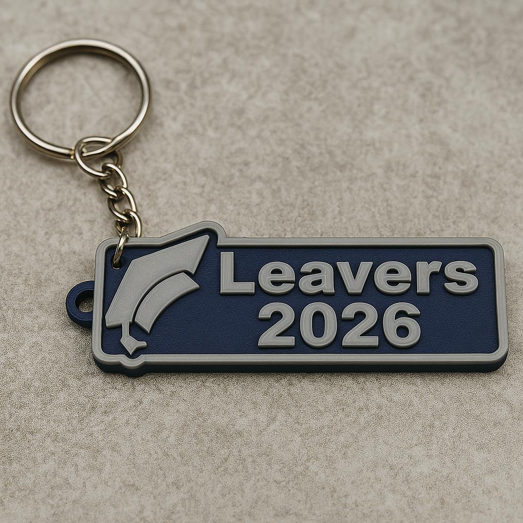 3D Printed Custom Leavers 2026 Keyring – School Leaver Gift UK