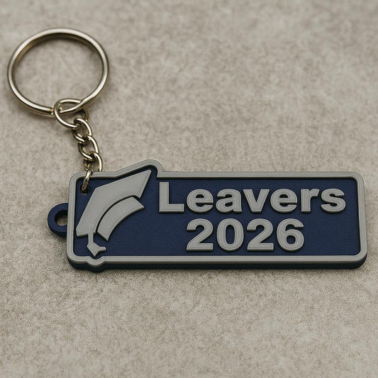 3D Printed Custom Leavers 2026 Keyring – School Leaver Gift UK
