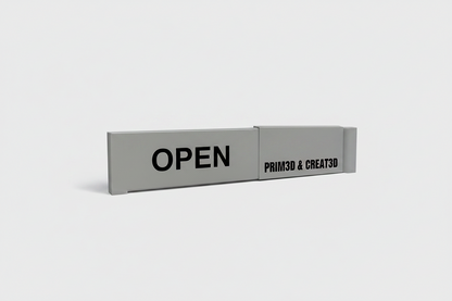 3D Printed Custom Open Closed Sign – Business Door Sign UK